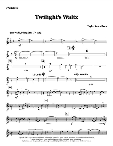 Twilight's Waltz - Taylor Donaldson