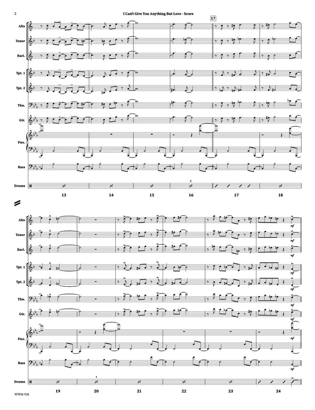 I Can't Give You Anything But Love - arr. Michael Johancsik