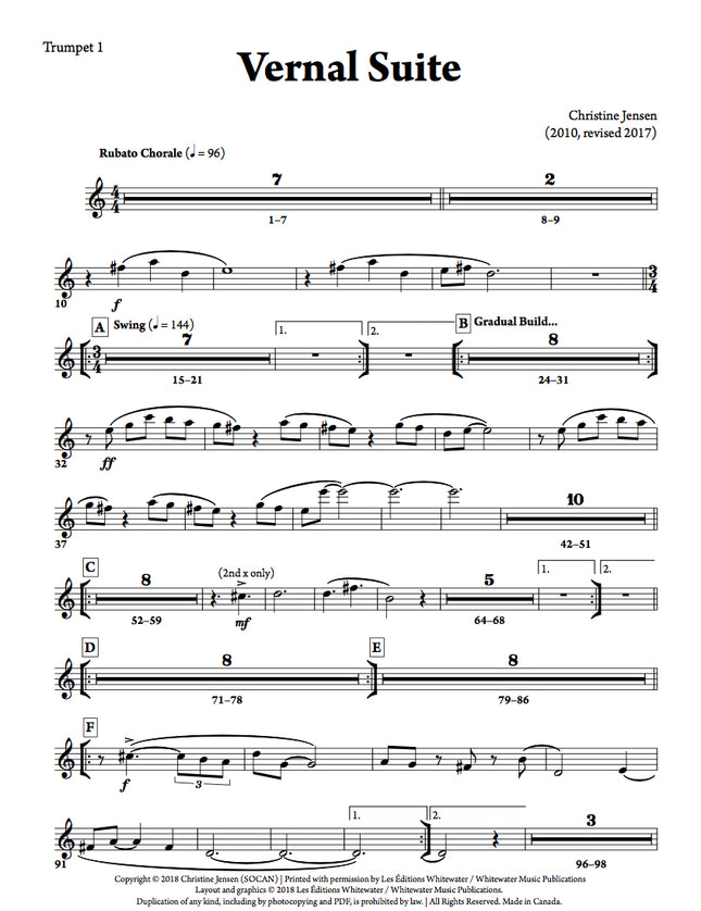 Vernal Suite - Christine Jensen
