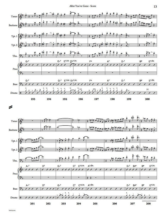 After You've Gone (Octet) - arr. Taylor Donaldson