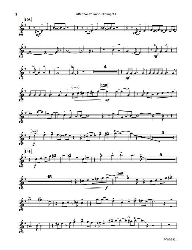 After You've Gone (Octet) - arr. Taylor Donaldson