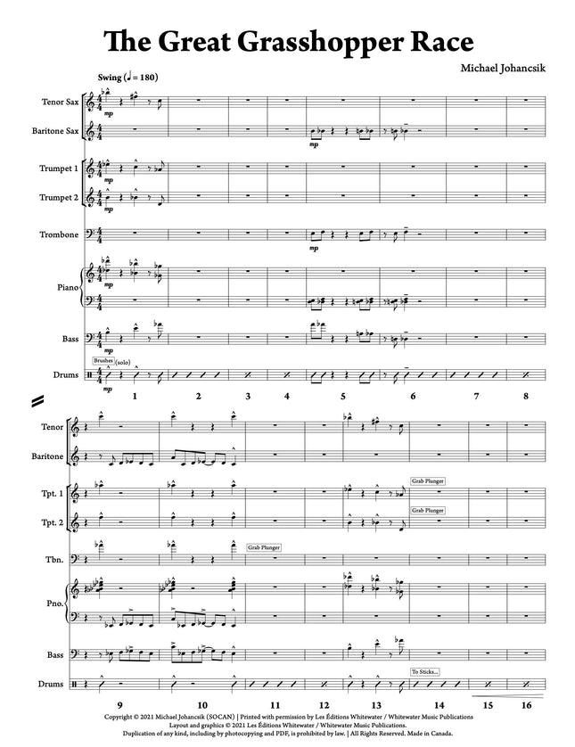 The Great Grasshopper Race (Octet) - Michael Johancsik