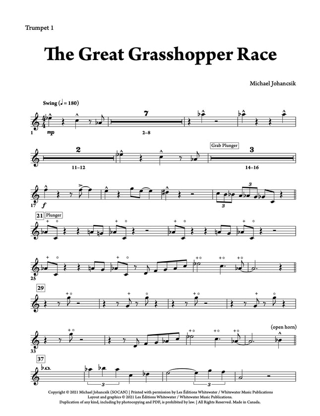 The Great Grasshopper Race (Octet) - Michael Johancsik