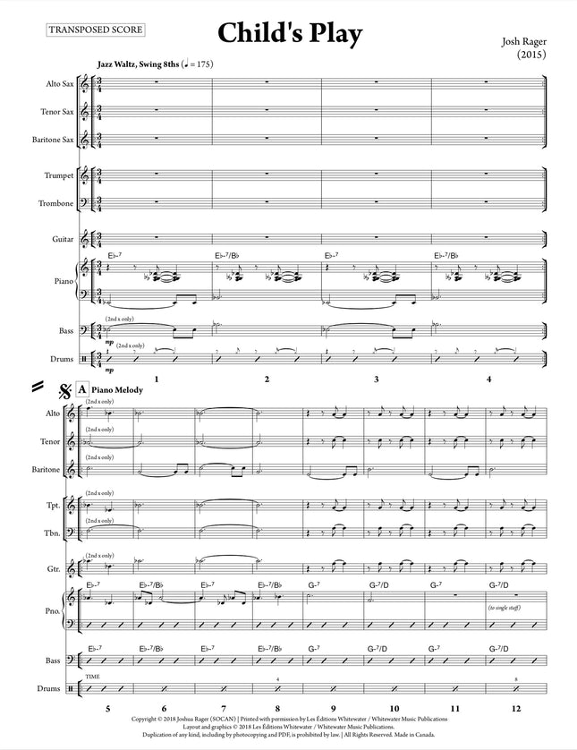 Child's Play (Nonet) - Josh Rager