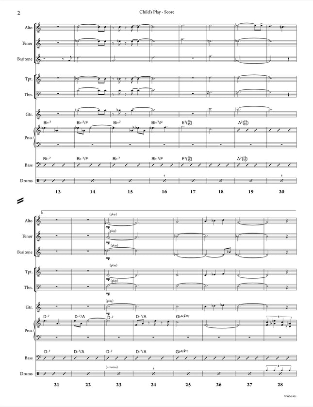 Child's Play (Nonet) - Josh Rager