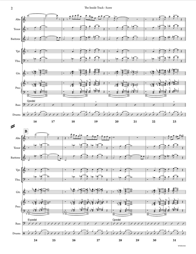 The Inside Track (Nonet) - Josh Rager