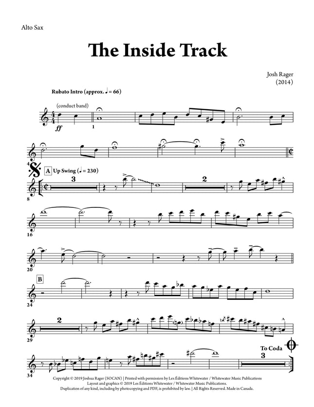 The Inside Track (Nonet) - Josh Rager