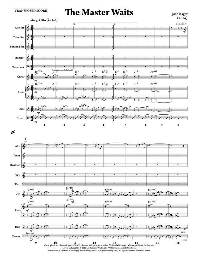 The Master Waits (Nonet) - Josh Rager