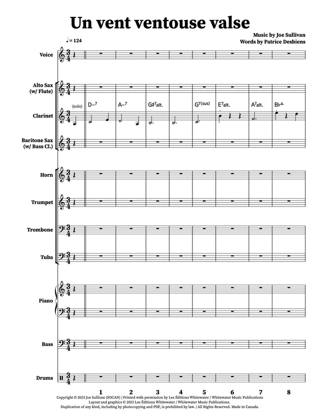 Un vent ventouse valse - Joe Sullivan