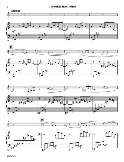 Christine Jensen - The Dahlia Suite (Alto Sax & Piano)