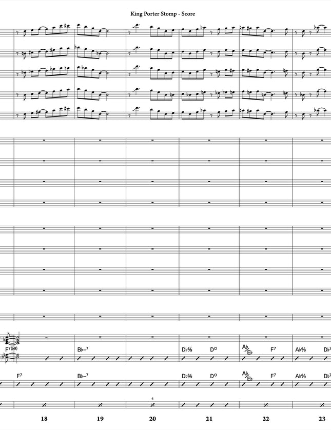 King Porter Stomp - arr. Michael Johancsik