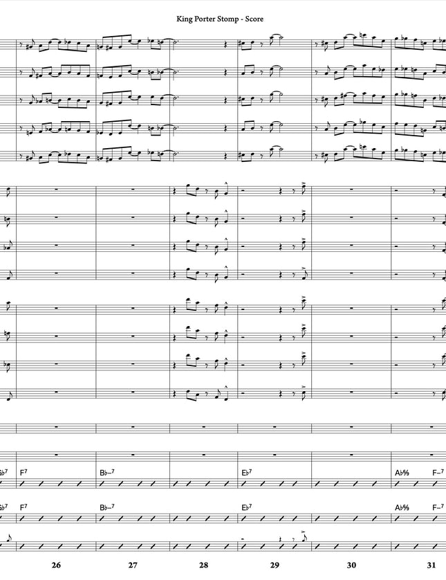 King Porter Stomp - arr. Michael Johancsik