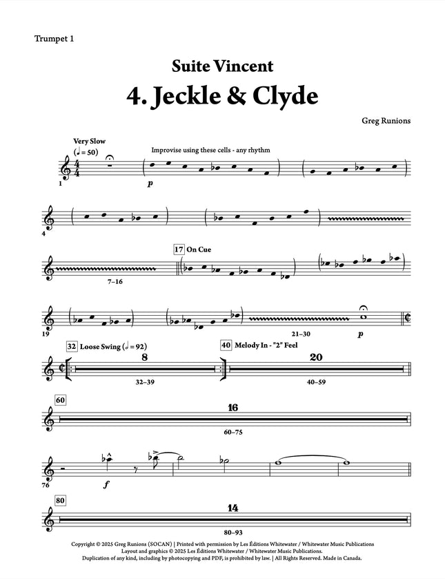 Suite Vincent: 4. Jeckle & Clyde - Greg Runions