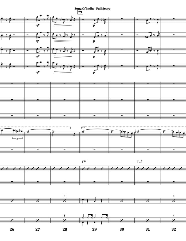 Song of India - arr. Taylor Donaldson (Little Big Band)