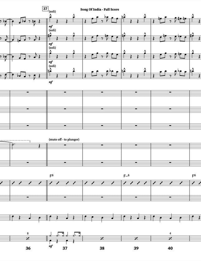Song of India - arr. Taylor Donaldson (Little Big Band)