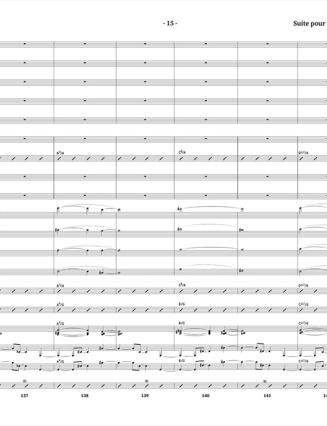 Suite pour clarinette et grand ensemble de jazz - 3. Créative Corporation - Yvan Belleau / Kálmán Oláh