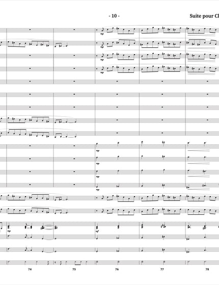 Suite pour clarinette et grand ensemble de jazz - 4. Homme d'Étincelles (Burning Man) - Yvan Belleau / Kálmán Oláh