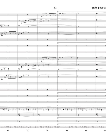 Suite pour clarinette et grand ensemble de jazz - 4. Homme d'Étincelles (Burning Man) - Yvan Belleau / Kálmán Oláh