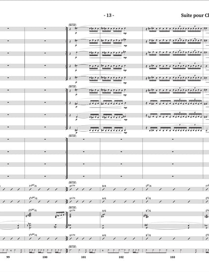 Suite pour clarinette et grand ensemble de jazz - 4. Homme d'Étincelles (Burning Man) - Yvan Belleau / Kálmán Oláh