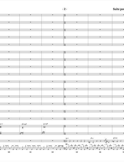 Suite pour clarinette et grand ensemble de jazz - 5. Transformation - Yvan Belleau / Kálmán Oláh
