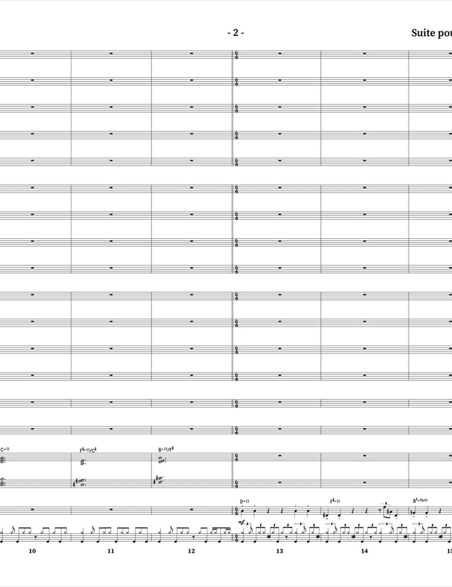 Suite pour clarinette et grand ensemble de jazz - 5. Transformation - Yvan Belleau / Kálmán Oláh