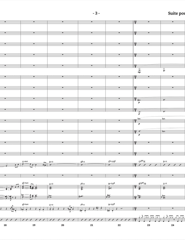 Suite pour clarinette et grand ensemble de jazz - 5. Transformation - Yvan Belleau / Kálmán Oláh