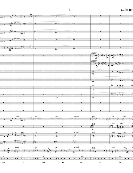 Suite pour clarinette et grand ensemble de jazz - 5. Transformation - Yvan Belleau / Kálmán Oláh