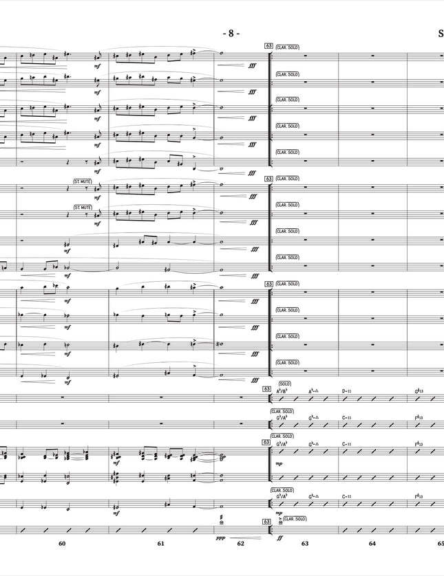 Suite pour clarinette et grand ensemble de jazz - 6. Latence (Latency) - Yvan Belleau / Kálmán Oláh
