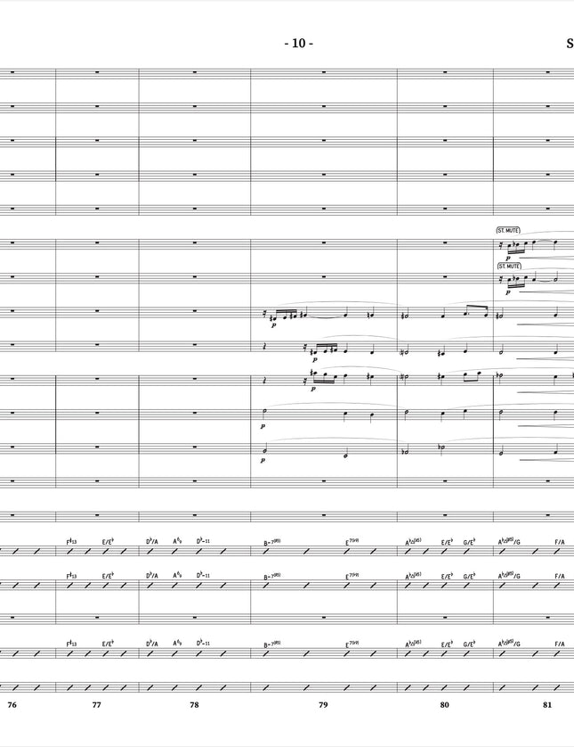 Suite pour clarinette et grand ensemble de jazz - 6. Latence (Latency) - Yvan Belleau / Kálmán Oláh