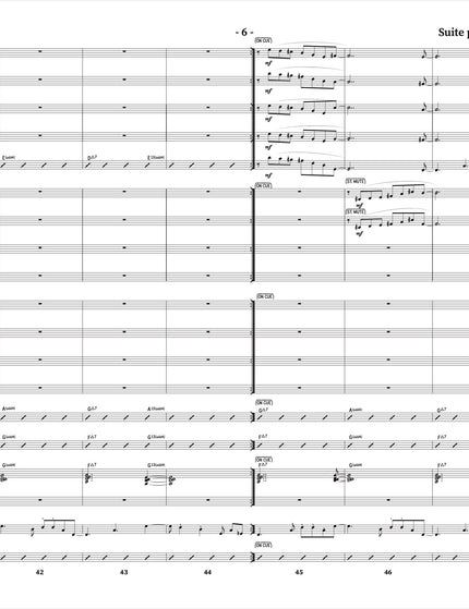 Suite pour clarinette et grand ensemble de jazz - 7. Quintissime - Yvan Belleau / Kálmán Oláh