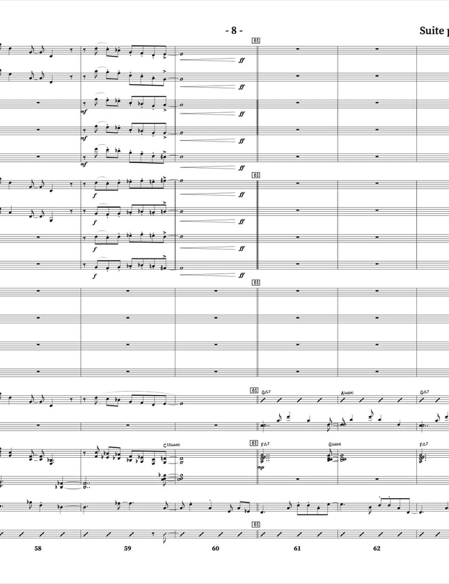 Suite pour clarinette et grand ensemble de jazz - 7. Quintissime - Yvan Belleau / Kálmán Oláh