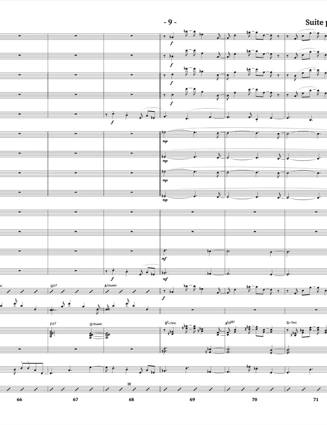 Suite pour clarinette et grand ensemble de jazz - 7. Quintissime - Yvan Belleau / Kálmán Oláh