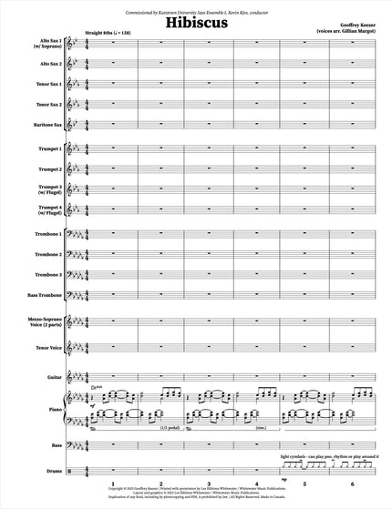 Hibiscus - Geoffrey Keezer (voix arr. Gillian Margot)
