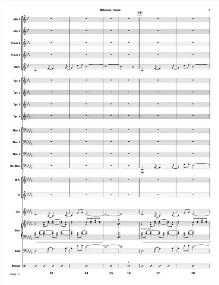 Hibiscus - Geoffrey Keezer (voix arr. Gillian Margot)