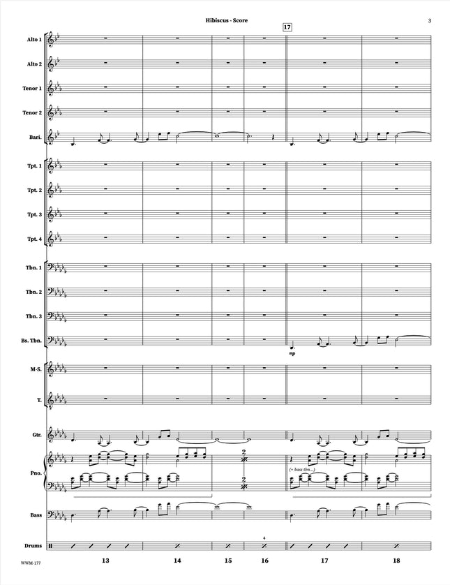 Hibiscus - Geoffrey Keezer (voix arr. Gillian Margot)