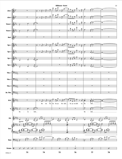 Hibiscus - Geoffrey Keezer (voix arr. Gillian Margot)