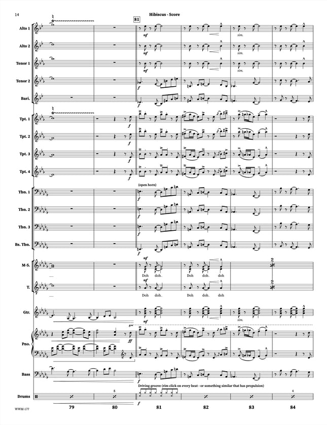 Hibiscus - Geoffrey Keezer (voix arr. Gillian Margot)