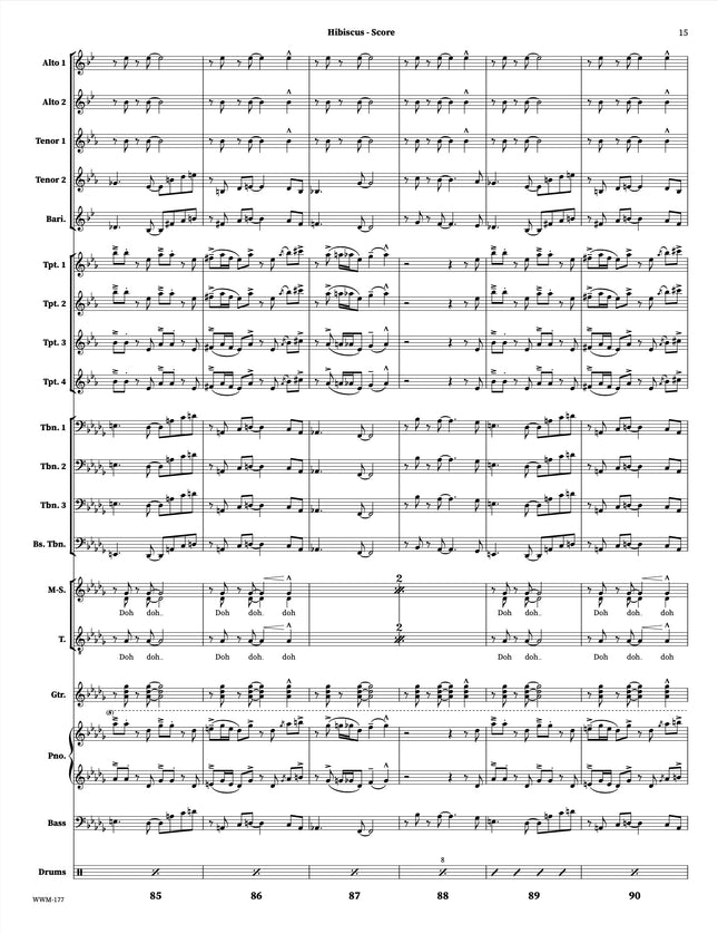 Hibiscus - Geoffrey Keezer (voix arr. Gillian Margot)