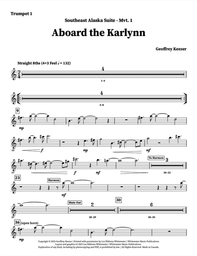 Southeast Alaska Suite: 1. Aboard the Karlynn - Geoffrey Keezer