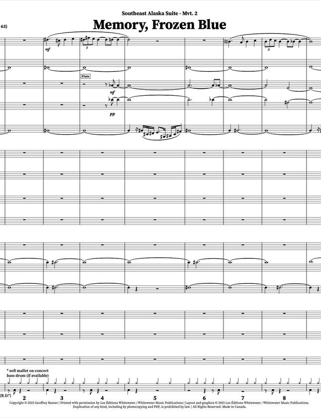 Southeast Alaska Suite: 2. Memory, Frozen Blue - Geoffrey Keezer