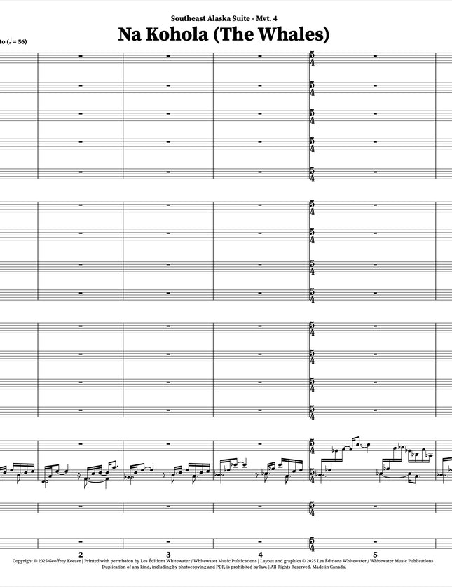 Southeast Alaska Suite: 4. Na Kohola (The Whales) - Geoffrey Keezer