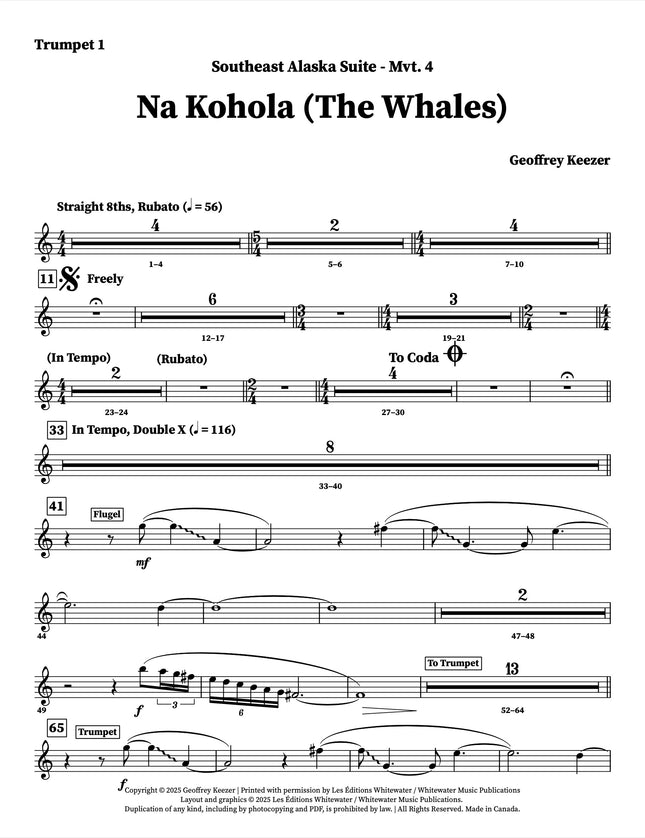 Southeast Alaska Suite: 4. Na Kohola (The Whales) - Geoffrey Keezer