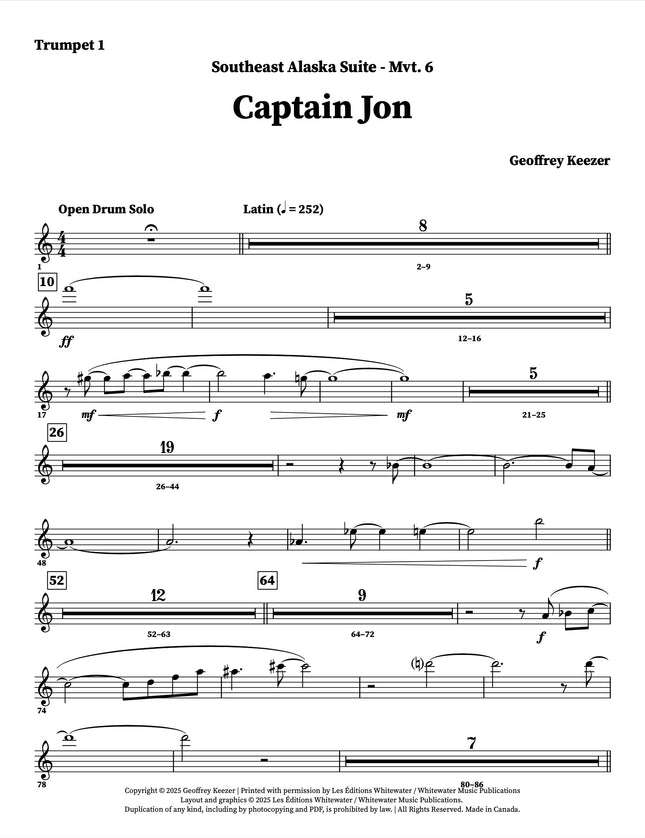 Southeast Alaska Suite: 6. Captain Jon - Geoffrey Keezer