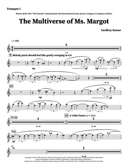 The Multiverse of Ms. Margot - Geoffrey Keezer