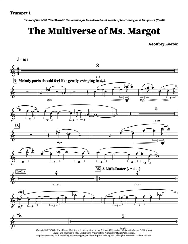 The Multiverse of Ms. Margot - Geoffrey Keezer