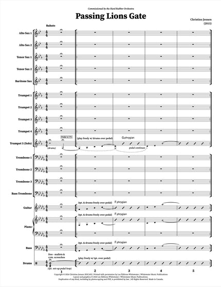 Passing Lions Gate - Christine Jensen