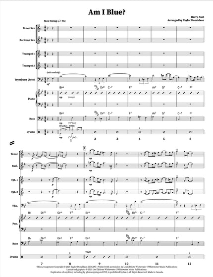 Am I Blue? (Octet) - arr. Taylor Donaldson