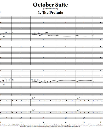 October Suite: 1. The Prelude - Joe Sullivan