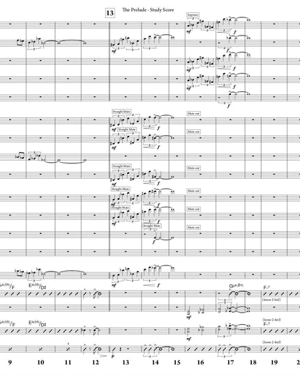 October Suite: 1. The Prelude - Joe Sullivan (Study Score)