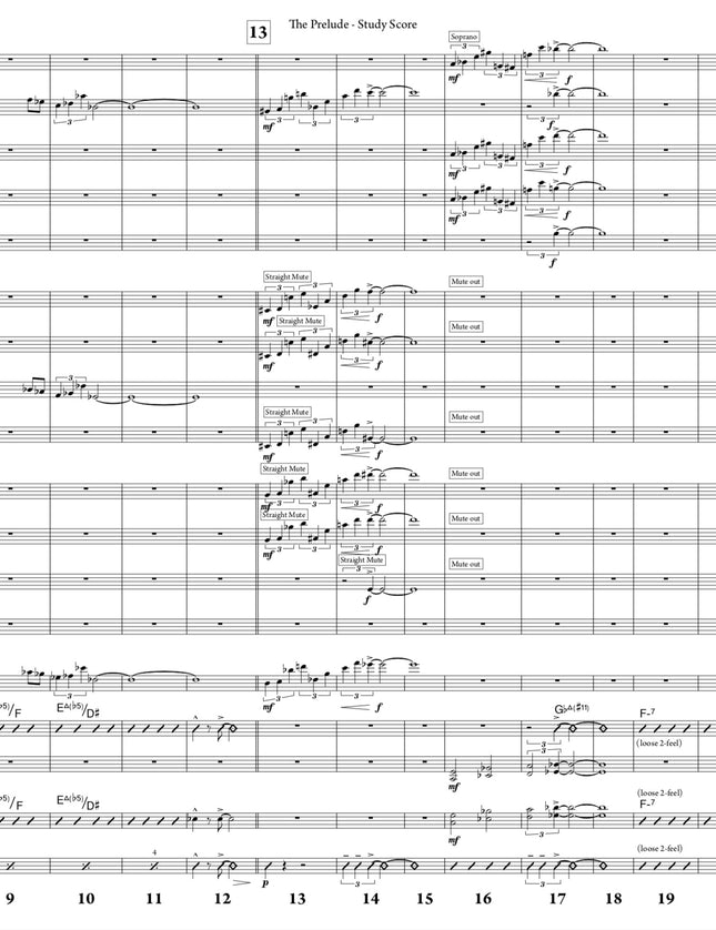 October Suite: 1. The Prelude - Joe Sullivan (Study Score)